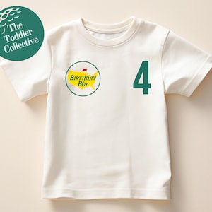 FORE Birthday Par-Tee Shirt for Toddler, August Hole in One Theme Birthday Shirt for Baby, Kids Golf Tee, Masters Boy Girl Birthday Tshirt