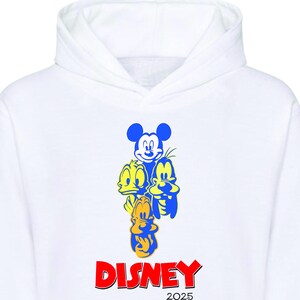 Felpa con cappuccio Mickey Mouse Friends Trip, felpa con cappuccio Disney Friends Gift, maglietta con personaggio dei cartoni animati Disney, felpa con cappuccio abbinata per coppie Disney