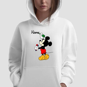 Felpa con cappuccio personalizzata di Topolino, felpa con cappuccio regalo Disney Friends, maglietta con personaggio dei cartoni animati Disney Disney, maglietta per bambini di Topolino, felpa con cappuccio divertente