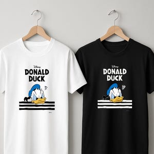 Disney Donald Duck T-Shirt, Disney Friends Gift Shirt, Disney Cartoon Character Top Disney, Kids Donald Duck Top, Funny Duck T-Shirt