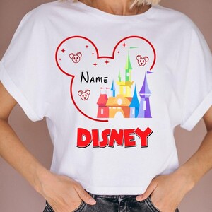Maglietta personalizzata Mickey Mouse Friends Trip, maglietta regalo Disney Friends, maglietta personaggio dei cartoni animati Disney, maglietta abbinata coppia Disney