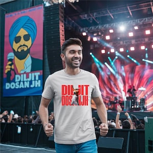 Diljit Dosanjh T-Shirt, Diljit Dosanjh Singer Shirt, Indian Singer Concert Tee, Punjabi Singer Shirt, Diljit Dosanjh Fans Tee Top