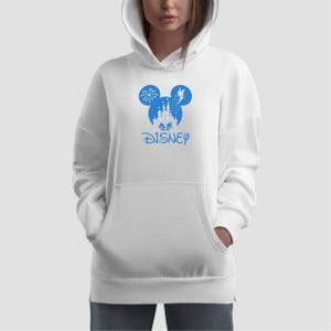 Felpa con cappuccio Disneyland Paris 2025 Topolino Friends Trip, Felpa con cappuccio Disney 2025 Friends Gift, Top con personaggio dei cartoni animati Disney