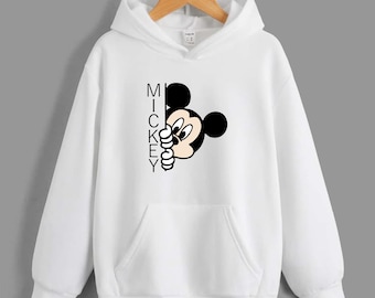ミッキーマウス パーカー、ディズニーフレンズ ギフト パーカー、ディズニー アニメキャラクター トップス、面白いミッキーマウス パーカー