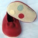 Reviewed by Anonymous reviewed Red Baby Leather Dots Moks