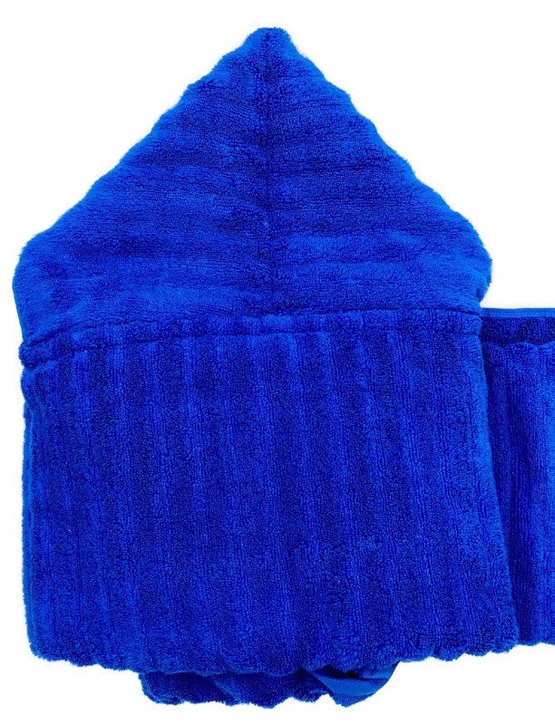 Blue Hooded Baby Towel Free Shipping Etsy