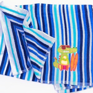 Beach Towel, Striped Towel, Free Shipping image 1