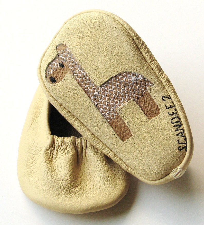 Baby Leather LLama Mok Toddler Leather Shoe Free Shipping image 1