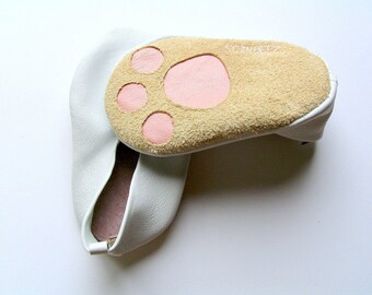 Baby Leather Pawprint Mok, Baby Soft Sole Shoe, Free Shipping