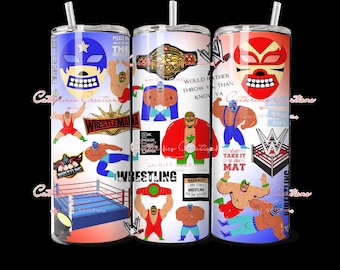 DIGITALE 20 Unzen Wrestling Tumbler Wrap PNG