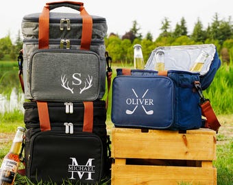 Borsa termica da golf personalizzata: borsa termica per il pranzo ricamata, regalo per gli sposi