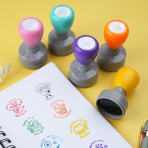 Custom Teacher Grading Stamp, Best Reviews Teacher Stamp, From The Classroom of Teacher Stamp, Comment & Encouragement Phrases, Teacher Gift