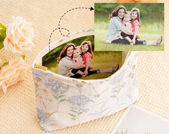 Custom Wedding Purse Gift for Mother,Handmade Photo Lining Purse,Mother of the Bride Wedding Gift,Custom Bridal Clutch Purse,Gift For Mom