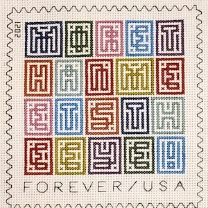 Mais do que aparenta Forever Stamp Padrão de ponto cruz DOWNLOAD INSTANTÂNEO