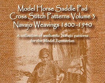 Model Horse Saddle Pad Cross Stitch Patterns Volume 3 INSTANT DIGITAL DOWNLOAD