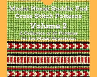 Model Horse Saddle Pad Cross Stitch Patterns Volume 2