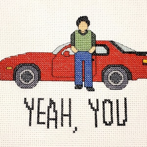 Yeah You Sixteen Candles Jake Ryan Cross stitch Pattern INSTANT DOWNLOAD