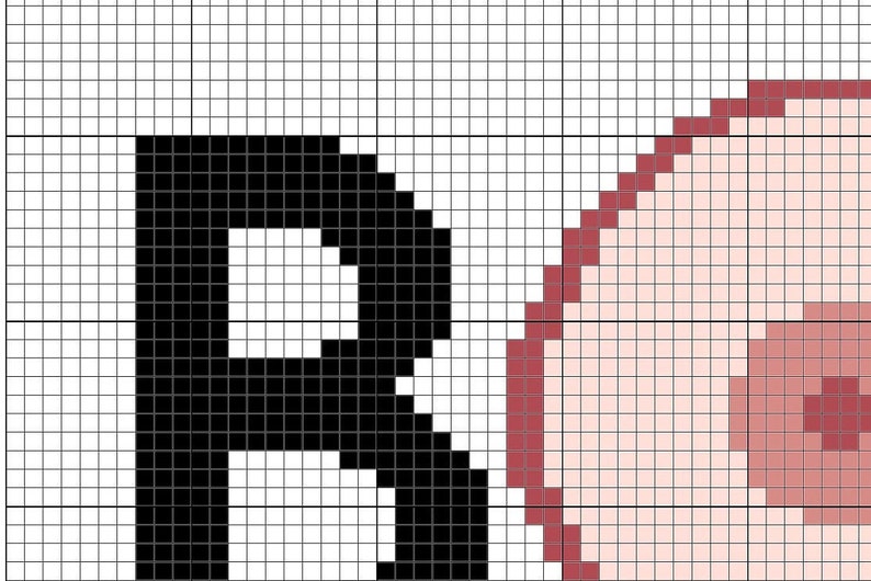 BOOBTASTIC Cross Stitch Pattern INSTANT DOWNLOAD | Etsy