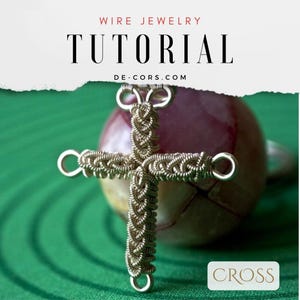 Wire Jewelry Tutorial - CROSS, Wired Chinese Knot, DCH010, The Love Knot