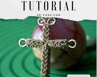 Wire Jewelry Tutorial - CROSS, Wired Chinese Knot, DCH010, The Love Knot