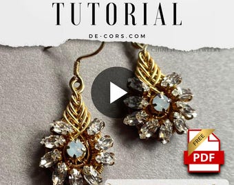Tutoriel vidéo pour bijoux en fil métallique - Boucles d'oreilles PIPA, noeud chinois filaire, DCH002, le noeud de l'amour
