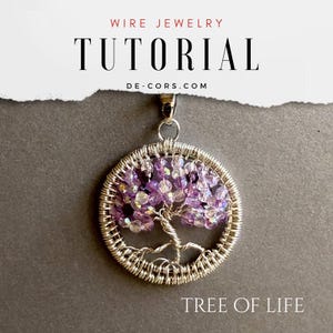 Tree of Life Pendant, Handmade Wire Jewelry Tutorial