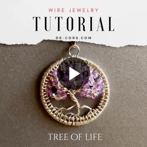 Tree of Life Pendant, Handmade Wire Jewelry Tutorial