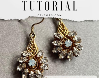 Tutoriel sur les bijoux en fil métallique - Boucles d'oreilles PIPA, noeud chinois filaire, DCH002, le noeud de l'amour