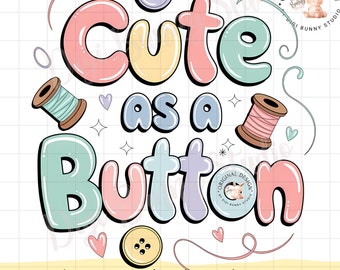 Button PNG, Baby Bodysuit Design (Digital Download