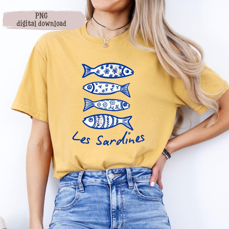 les sardines png, fish shirt png, coquette fish png, fishermancore png, nautical png, seaside shirt png, vintage fish png, marine design png, fishing aesthetic, trendy fish png, retro fish art, coastal shirt png, ocean theme png, italian summer, european summer