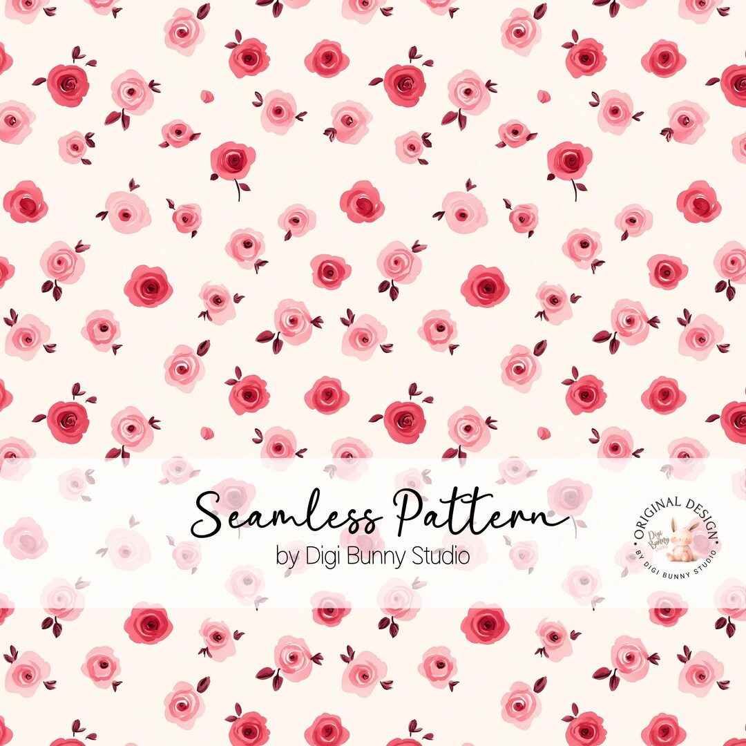 Ditsy Roses Floral Seamless Pattern Spring Tiny Flowers Fabric Pattern ...