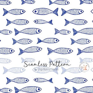 Modello minimalista di estetica del pescatore senza soluzione di continuità, modello di tessuto di sardine disegnate a mano vintage, nucleo del pescatore, motivo ripetuto Oceancore, retro png
