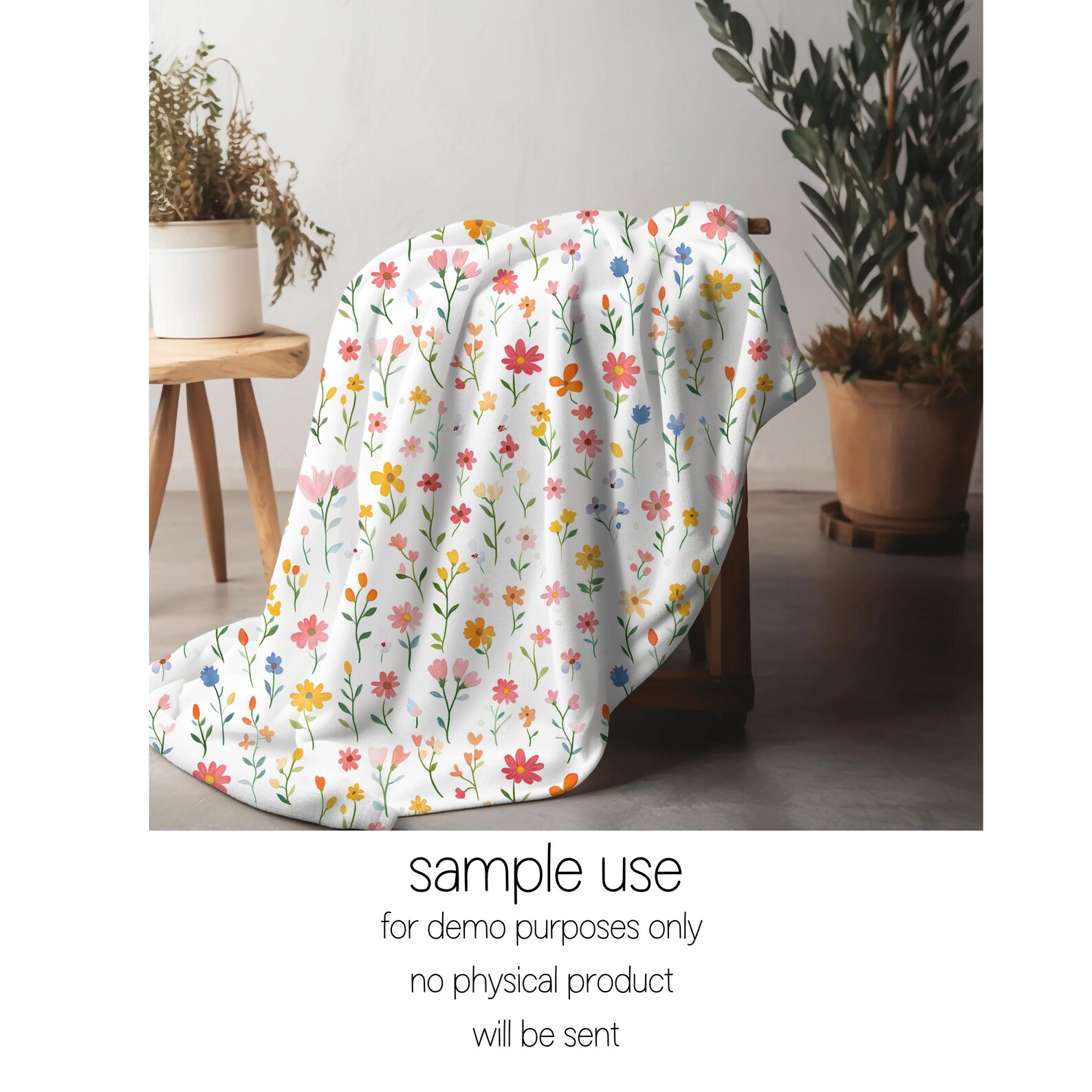 Ditsy Floral Seamless Pattern, Spring Flowers (PNG Digital Download) - Etsy