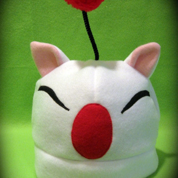 RESERVED for schandran - Final Fantasy Moogle Hat - Sized 0-3 months