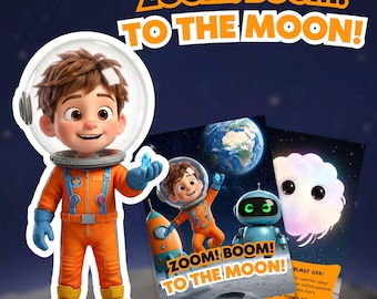 Children's Book | Cosmic Adventure, Friendship Storybook (Digital Download)