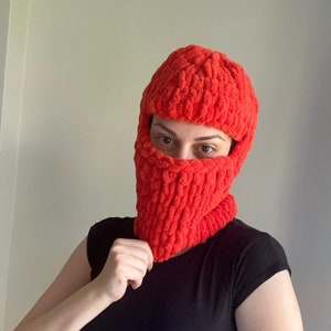 Balaclava Mask, Knitted Face Mask, Handmade Ski Mask Balaclava Mask, Unisex Ski Mask, Gift for him