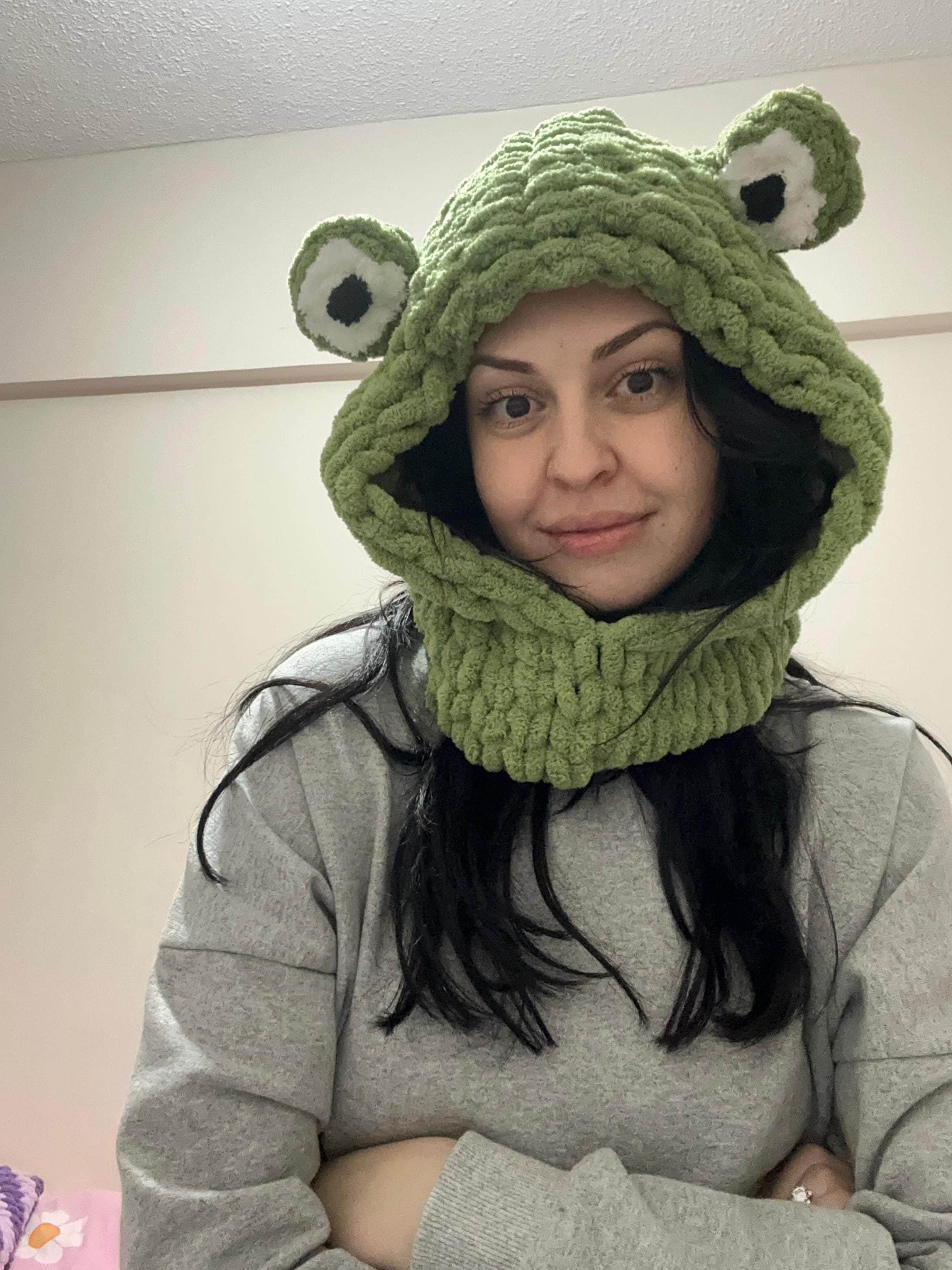 帽子 Two Frogs Knit Frog Beanie - Horned Frog Knit Frog Beanie - Horned Frog – Two Frogs