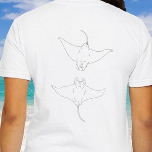 Unisex Sting Ray Shirt Sting Ray T-Shirt Manta Ray Gift Ray Lovers Tee Stingray Design Stingray Lovers Gift Comfort Colors