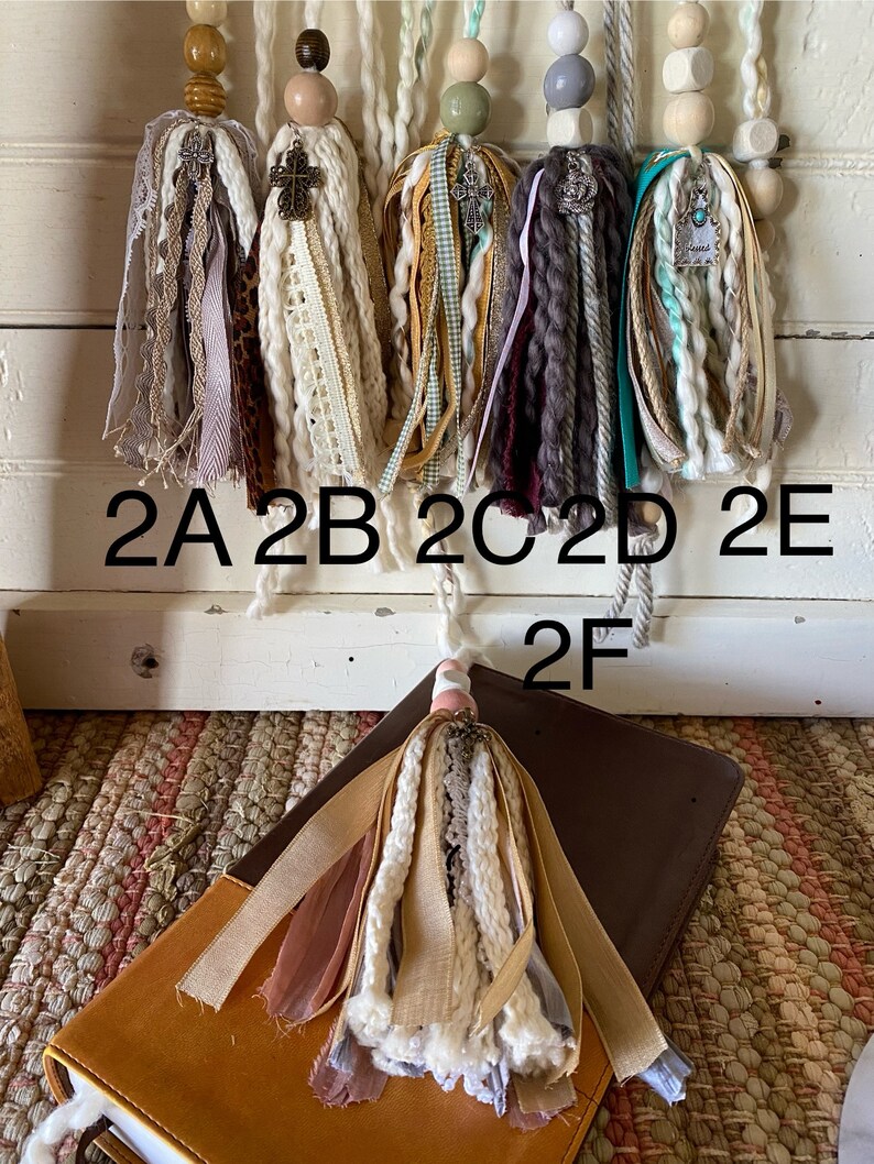 Handmade Chunky Tassels*bible Tassel*bookmark Tassel*chunky Tassel *car ...