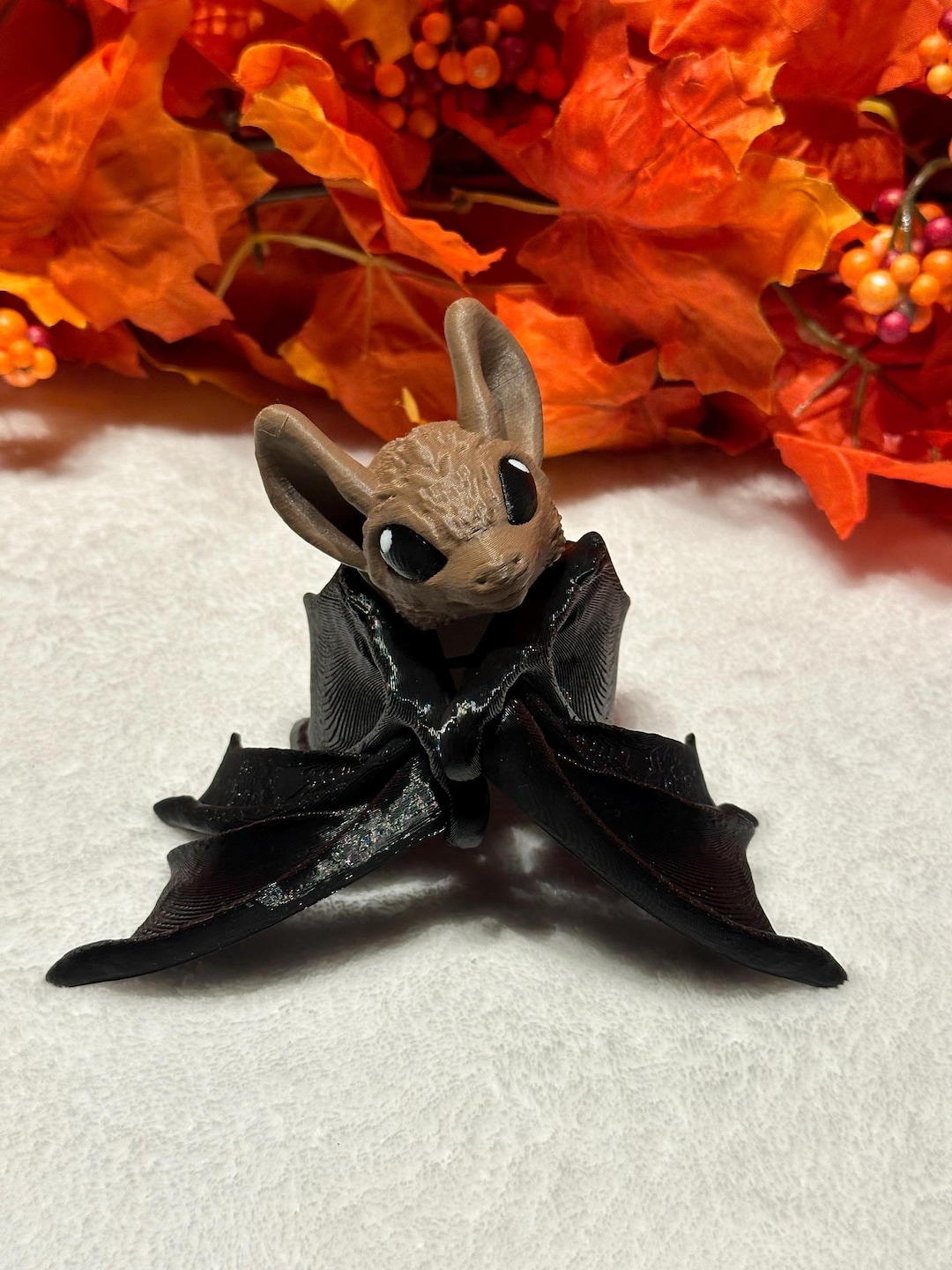 Tiny Bat Model Tiny Bat: 3D Printed Articulated Halloween Home Decor - Etsy