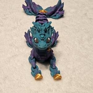 Hippocampus Figurine: Articulated 3D Printed Desk Pet