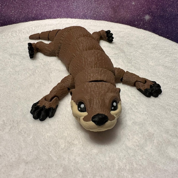 River Otter: Articulated 3D Printed Posable Figure