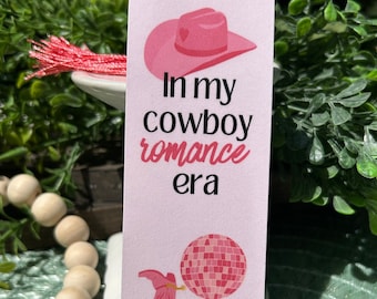 Cowboy Romance Era Bookmark: Book Lover Gift