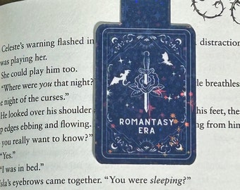 Romantasy Era Tarot Card Magnetic Bookmark: Book Lover Gift
