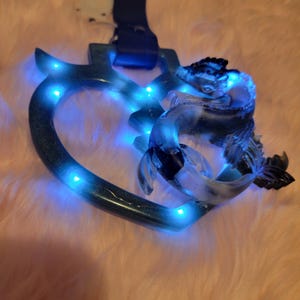 Resin Devil Broken Heart Dragon Tsurikawa JDM Drift Charm LED