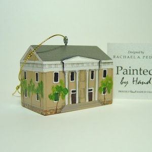 Ornament LYCEUM Historic Building in Alexandria, VA hand painted
