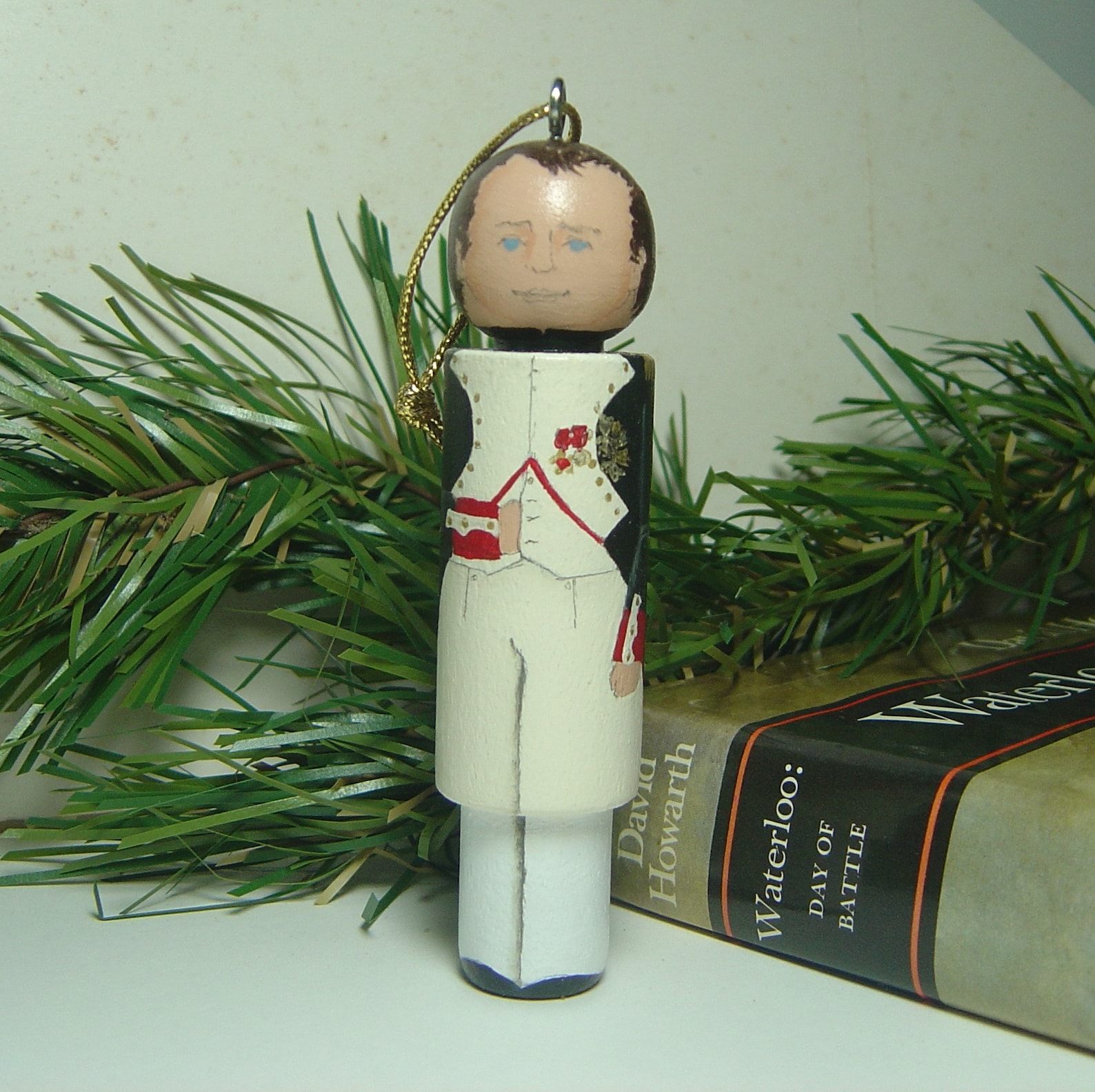 Napolean Decorations NAPOLEON Ornament Hand Painted in Virginia on Wood - Etsy