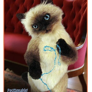 Cat Sewing pattern, Stuffed animal Pattern, PDF Cat Pattern, Plush Animal Pattern, Cat Stuffy, Plush Cat, Teddy Bear Pattern, Cat Pattern