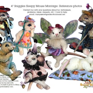 Maus Schnittmuster, Kuscheltier Schnittmuster, Teddybär Schnittmuster, DIY Maus, Kuscheltier Maus Schnittmuster, Künstlermaus PDF, Spielzeug Maus
