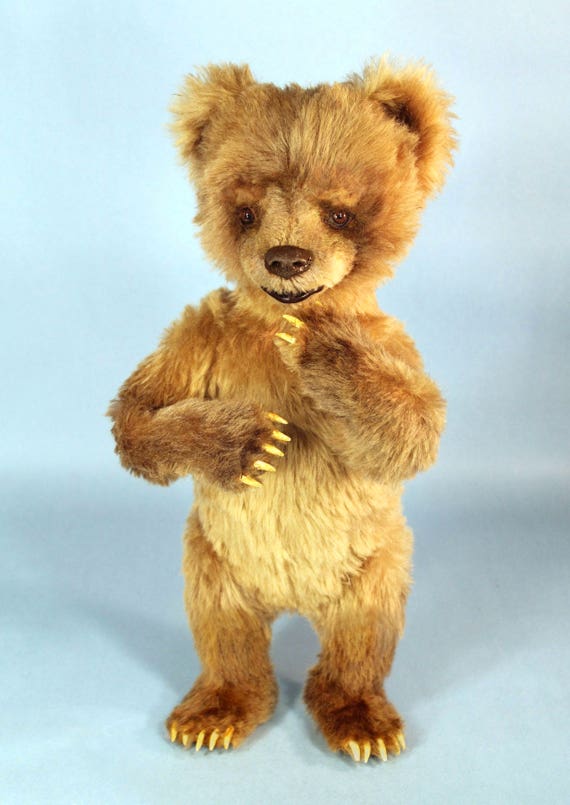 realistic bear stuffed animal